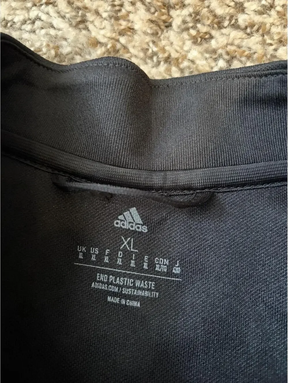Adidas Men's Tiro Track Jacket Size XL Black Gold Stripes Full Zip HI1123